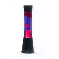 Lavalamp Zwart/Paars/Roze, 40cm - thumbnail