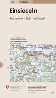 Wandelkaart - Topografische kaart 1132 Einsiedeln | Swisstopo - thumbnail