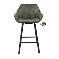 Haluta Barkruk Tessa met armsteun - Draaibaar - Hunter (zithoogte 65cm)