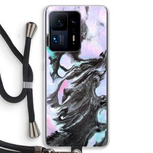 Pastel zwart: Xiaomi Mi Mix 4 Transparant Hoesje met koord
