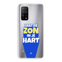 Laat de zon in je hart: Xiaomi Mi 10T 5G Transparant Hoesje