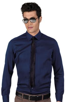 Stropdas shiny black