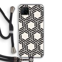 Geometrisch patroon: Huawei P40 Lite Transparant Hoesje met koord