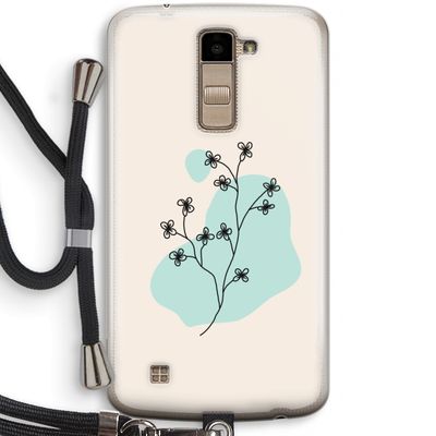 Love your petals: LG K10 (2016) Transparant Hoesje met koord