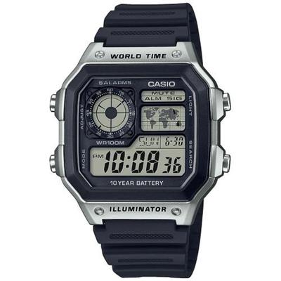 Casio ILLUMINATOR WORLDTIME Zwart Grijs (Ø 40 mm) Heren horloge