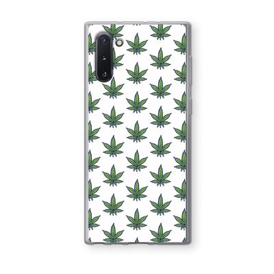 Weed: Samsung Galaxy Note 10 Transparant Hoesje