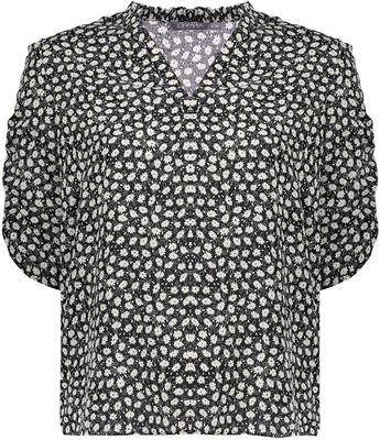 Top black & white flowers Top black & white flowers