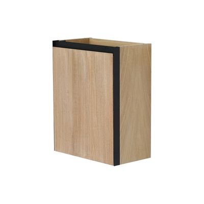 Fonteinkast BWS Elements 40x21,8 cm Naturel Eik / Mat Zwart