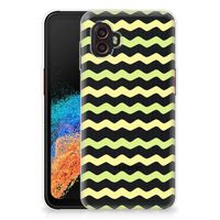 Samsung Galaxy Xcover 6 Pro TPU bumper Waves Yellow