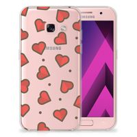 Samsung Galaxy A3 2017 TPU bumper Hearts