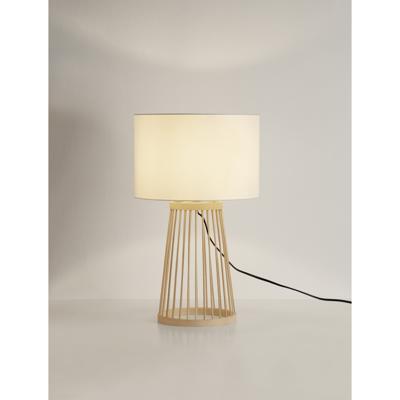 Lyora SchemerlampLois hout met witte kap - 9586533