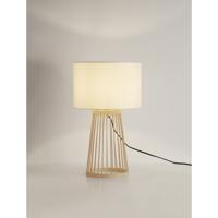 Lyora SchemerlampLois hout met witte kap - 9586533