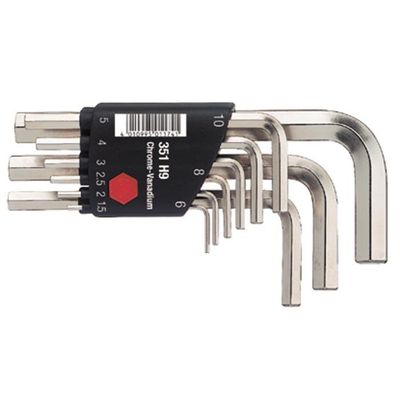 Sleutelset inbus goedkoop SB351H9 9-delig 03734 Wiha