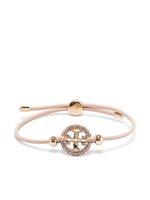 Tory Burch bracelet Miller Slider en cuir - Rose - thumbnail