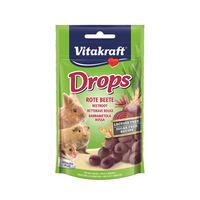 Vitakraft Drops Konijn & Knaagdier - Rode Bieten - 75 g - thumbnail