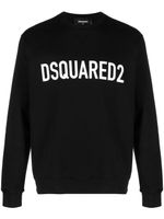 DSQUARED2 sweat à logo imprimé - Noir - thumbnail