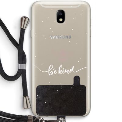 Be(e) kind: Samsung Galaxy J7 (2017) Transparant Hoesje met koord