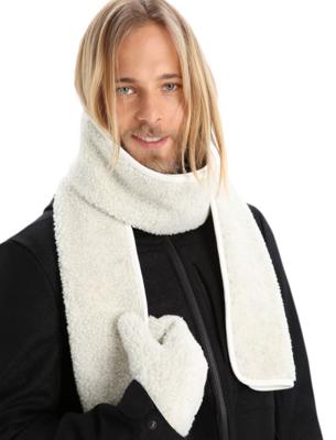 Icebreaker Realfleece High Pile Sjaal Ecru Heather OS