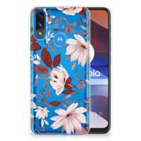 Smartphone hoesje Motorola Moto E7/E7i Power Watercolor Flowers