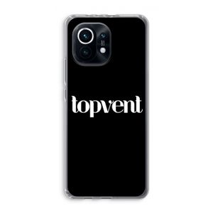 Topvent Zwart: Xiaomi Mi 11 Transparant Hoesje