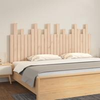 Hoofdbord wandmontage 166x3x80 cm massief grenenhout