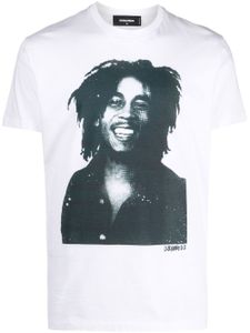 DSQUARED2 t-shirt Bob Marley Quote - Blanc