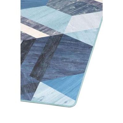 Tarkett vloerkleed Finally Vinyl™ Zeshoek - blauw - 166x196 cm