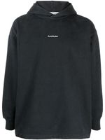 Acne Studios hoodie à logo imprimé - Noir