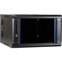 DSI 6U wandkast (kantelbaar) met glazen deur - DS6606-DOUBLE server rack 600 x 600 x 368mm - thumbnail