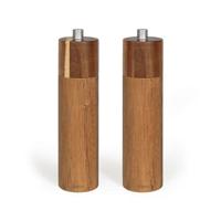 Set van 2 handmatige zout- en pepermolens - LIVOO - MEN425 - 40 ml - Acaciahout - Keramische molen - Verstelbare maalgraad Set van 2 handmatige zout- en pepermolens - LIVOO - MEN425 - 40 ml - Acaciahout - Keramische molen - Verstelbare maalgraad