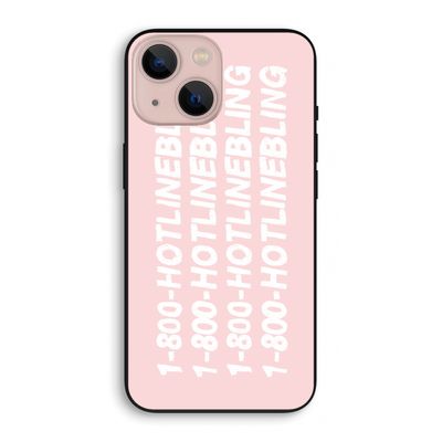 Hotline bling pink: iPhone 13 mini Biologisch afbreekbaar hoesje