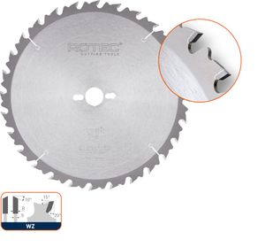 Rotec HM schulpzaag met anti-terugslag, ø315x3,2x30mm Z=28 WZ - 5540020