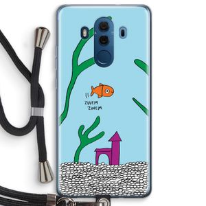 Aquarium: Huawei Mate 10 Pro Transparant Hoesje met koord