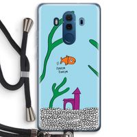 Aquarium: Huawei Mate 10 Pro Transparant Hoesje met koord