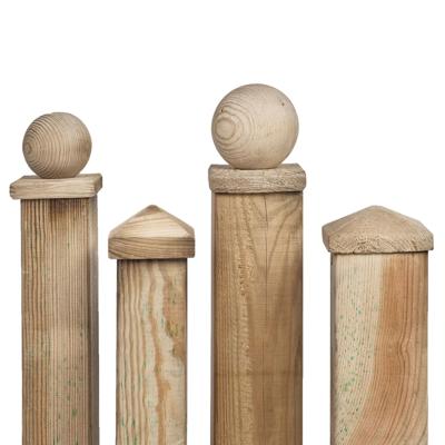 Paalornament Bol/plaat 8,0 cm Tuindeco - Tuindeco