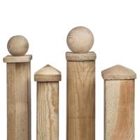 Paalornament Bol/plaat 8,0 cm Tuindeco - Tuindeco