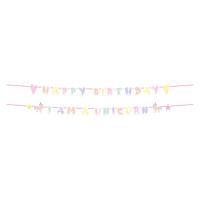 Folat BV Letterslinger unicorns & rainbows, 2st.
