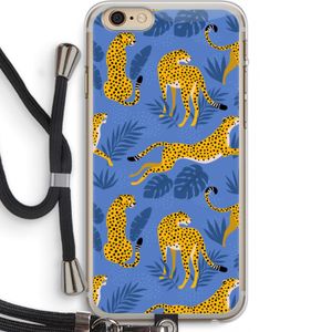 Luipaard: iPhone 6 PLUS / 6S PLUS Transparant Hoesje met koord