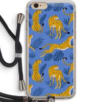 Luipaard: iPhone 6 PLUS / 6S PLUS Transparant Hoesje met koord