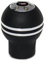 Simoni Racing Pookknop Indigo - Chroom/Zwart Leder SRPK55N Simoni Racing Pookknop Indigo - Chroom/Zwart Leder SRPK55N