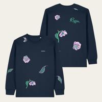 ROFFA. heavy t-shirt long sleeve oversized - AOP Bloemen