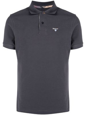 Barbour polo à logo brodé - Gris