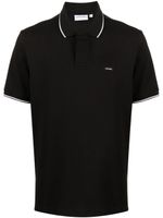 Calvin Klein polo à applique logo - Noir