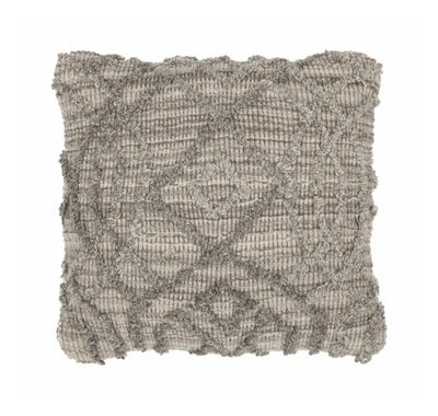 MUST Living Kussen 'Angel' 45 x 45cm, kleur Naturel / Grijs