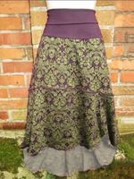 Vintage Cotton-Blend Skirt - thumbnail