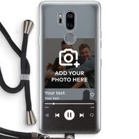 Music Player: LG G7 Thinq Transparant Hoesje met koord