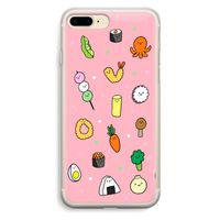 Happy bento friends: iPhone 7 Plus Transparant Hoesje