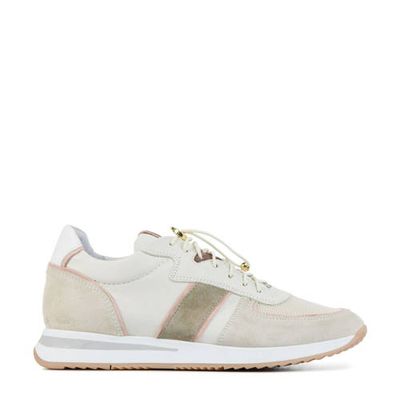 Via Vai 5602018 suède sneakers beige/roze