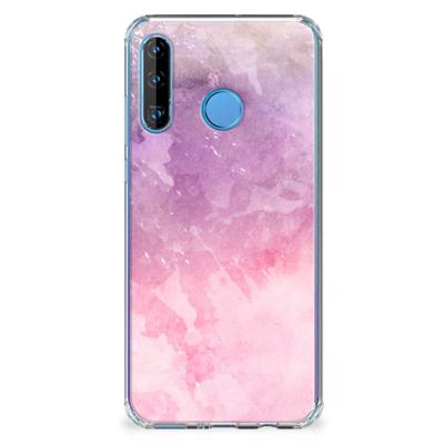 Back Cover Huawei P30 Lite Pink Purple Paint Back Cover Huawei P30 Lite Pink Purple Paint