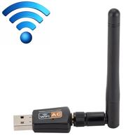 600Mbps 2.4 GHz + 5Hz AC Dual Band USB WIFI-adapter met antenne